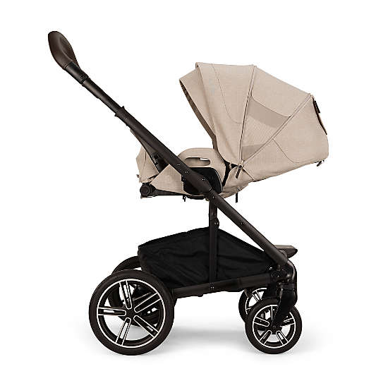 Nuna ® PIPA ™ rx Biscotti Brown Reclining Baby Car Seat + MIXX ™ next Stroller Travel System