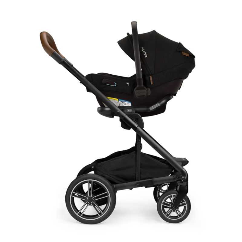 Nuna ® PIPA ™ aire rx Caviar Black Reclining Baby Car Seat + MIXX ™ next Stroller Travel System - image 4 of 9