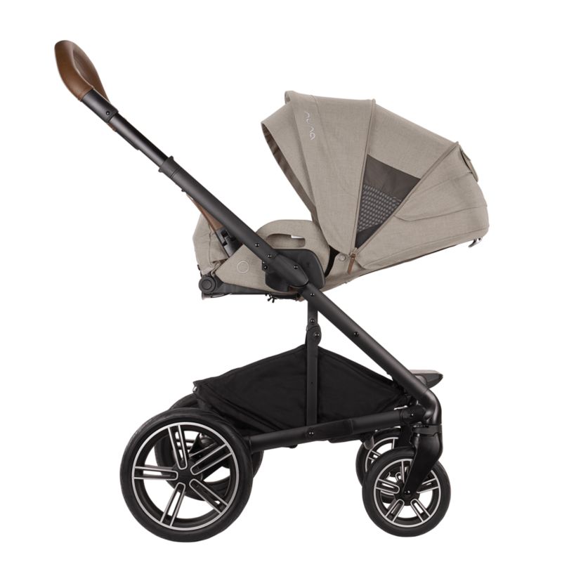 Nuna ® PIPA ™ aire rx Hazelwood Light Brown Reclining Baby Car Seat + MIXX ™ next Stroller Travel System - image 2 of 9