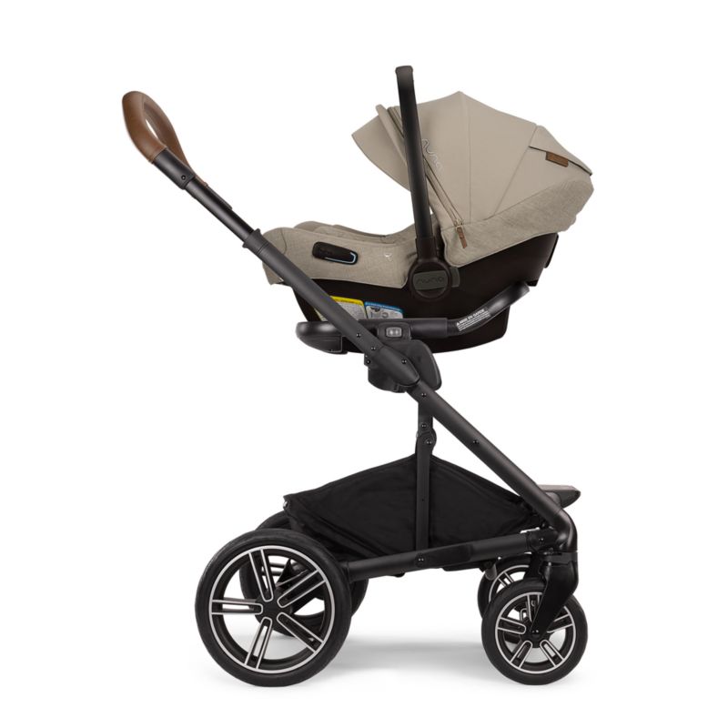 Nuna ® PIPA ™ aire rx Hazelwood Light Brown Reclining Baby Car Seat + MIXX ™ next Stroller Travel System - image 3 of 9