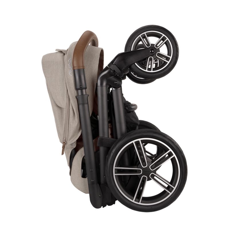 Nuna ® PIPA ™ aire rx Hazelwood Light Brown Reclining Baby Car Seat + MIXX ™ next Stroller Travel System - image 4 of 9