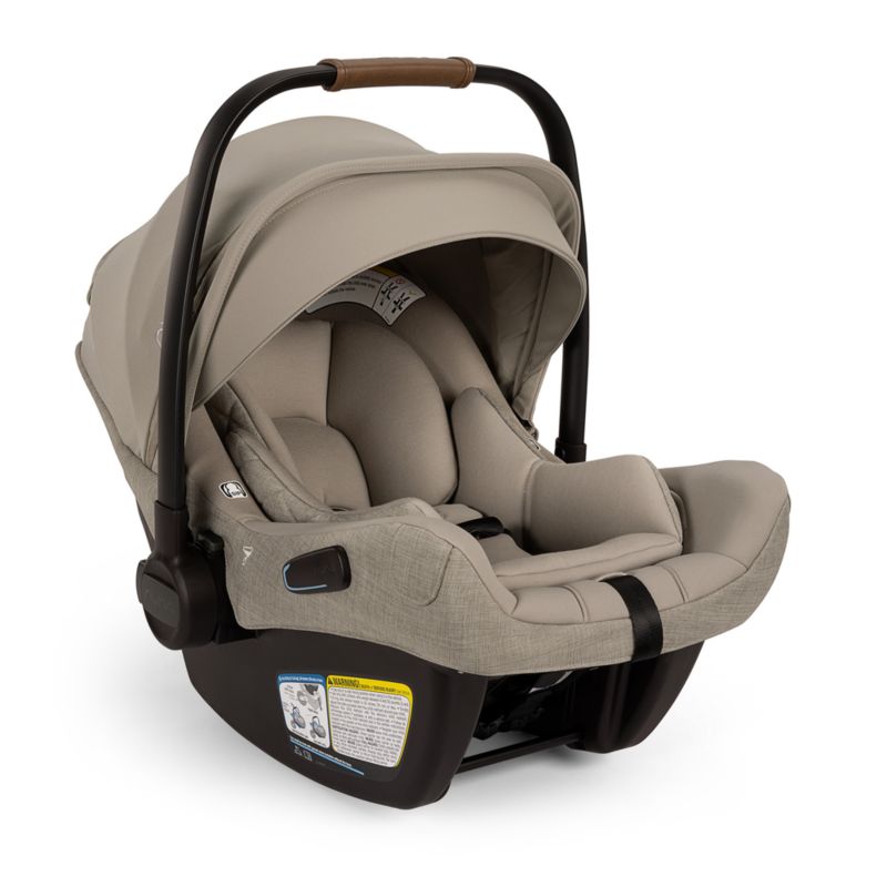 Nuna ® PIPA ™ aire rx Hazelwood Light Brown Reclining Baby Car Seat + MIXX ™ next Stroller Travel System - image 6 of 9