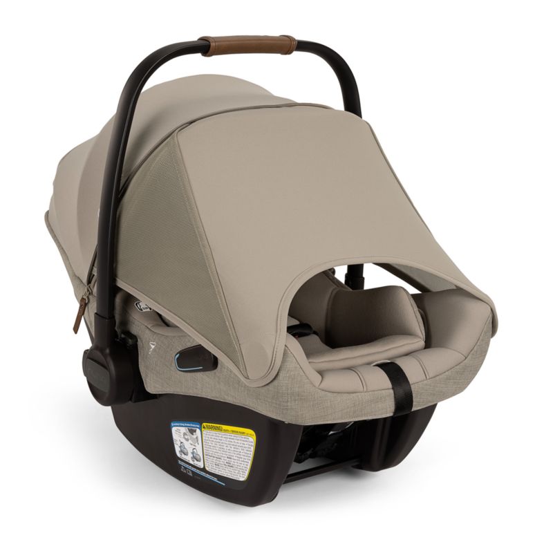 Nuna ® PIPA ™ aire rx Hazelwood Light Brown Reclining Baby Car Seat + MIXX ™ next Stroller Travel System - image 7 of 9