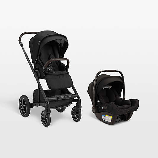 Nuna ® PIPA ™ aire rx Caviar Reclining Baby Car Seat + MIXX ™ next Stroller Travel System