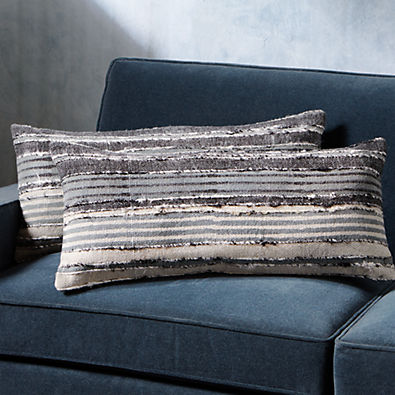 View Mabel 28"x12" Ribbon Throw Pillow, Set of 2 details