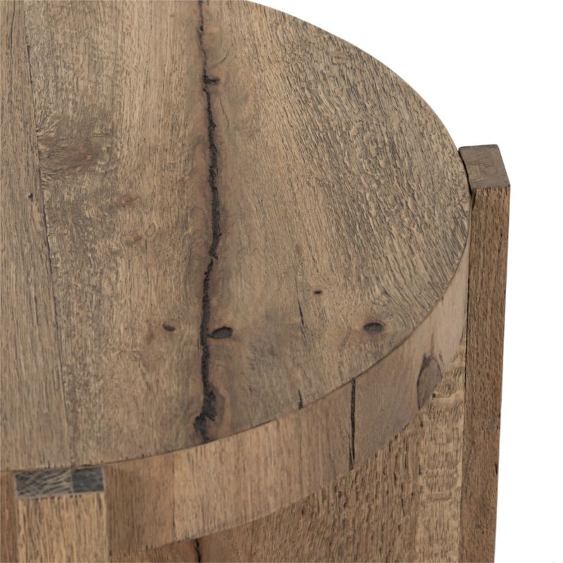 Mackinley Oak Wood End Table