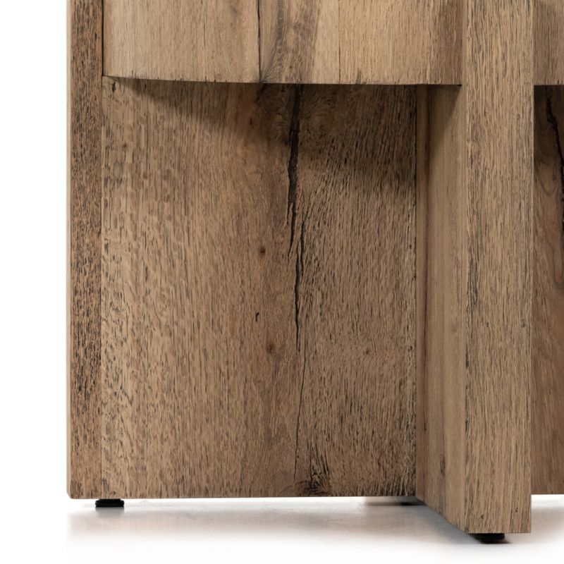 Mackinley Oak Wood End Table