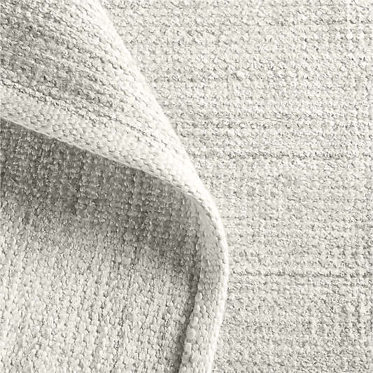 Macon Ivory and Tan Chenille Area Rug 10'x14'