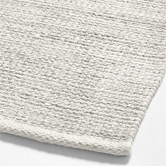 Macon Ivory and Tan Chenille Area Rug 8'x10'