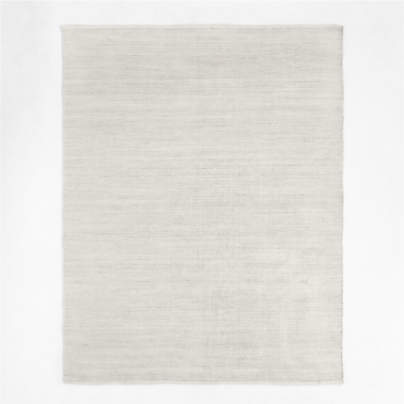 Macon Ivory and Tan Chenille Area Rug 6'x9'