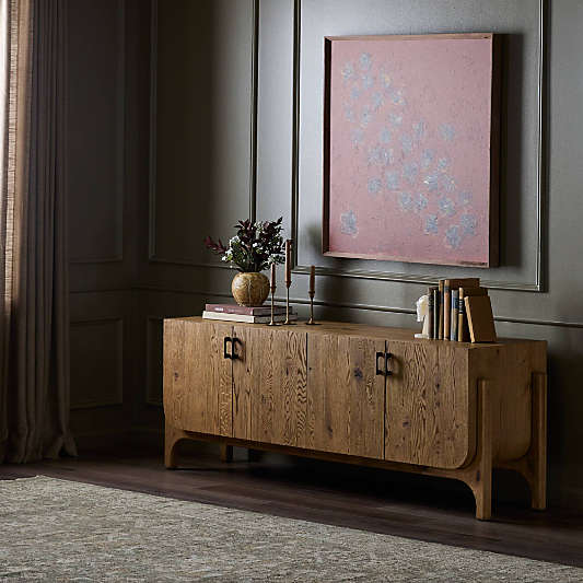 Maddox Worn Oak 78" Media Console