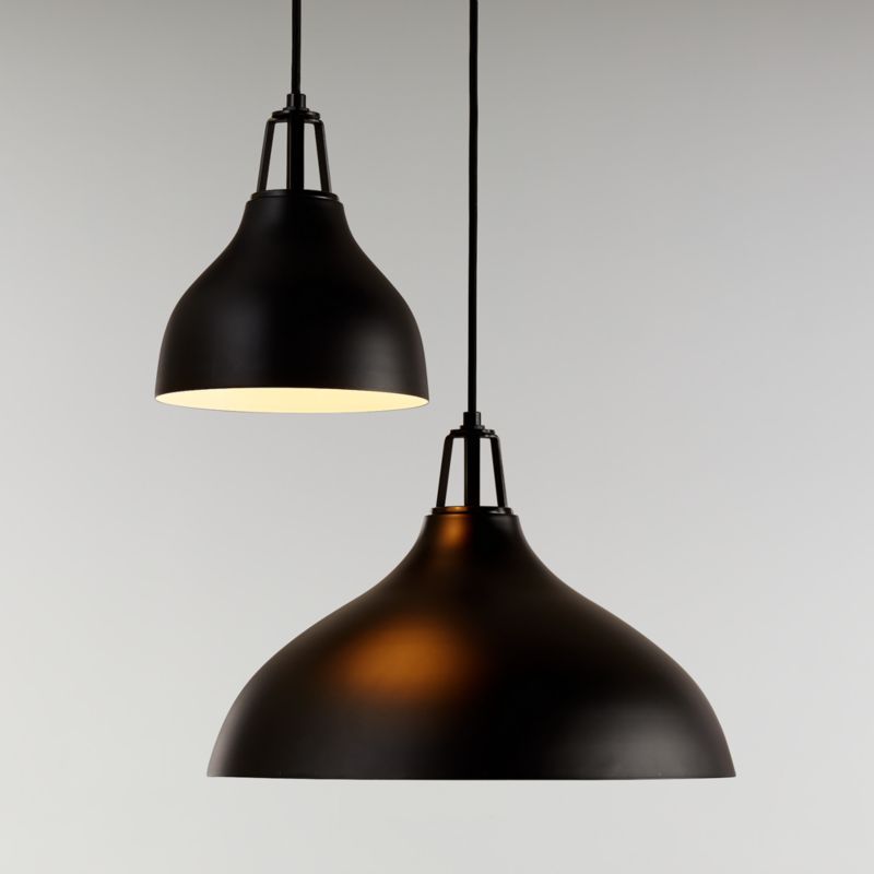 Maddox Black Bell Pendant with Black Socket - image 5 of 14