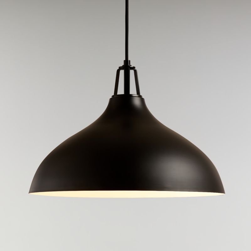 Maddox Black Bell Pendant with Black Socket - image 6 of 14