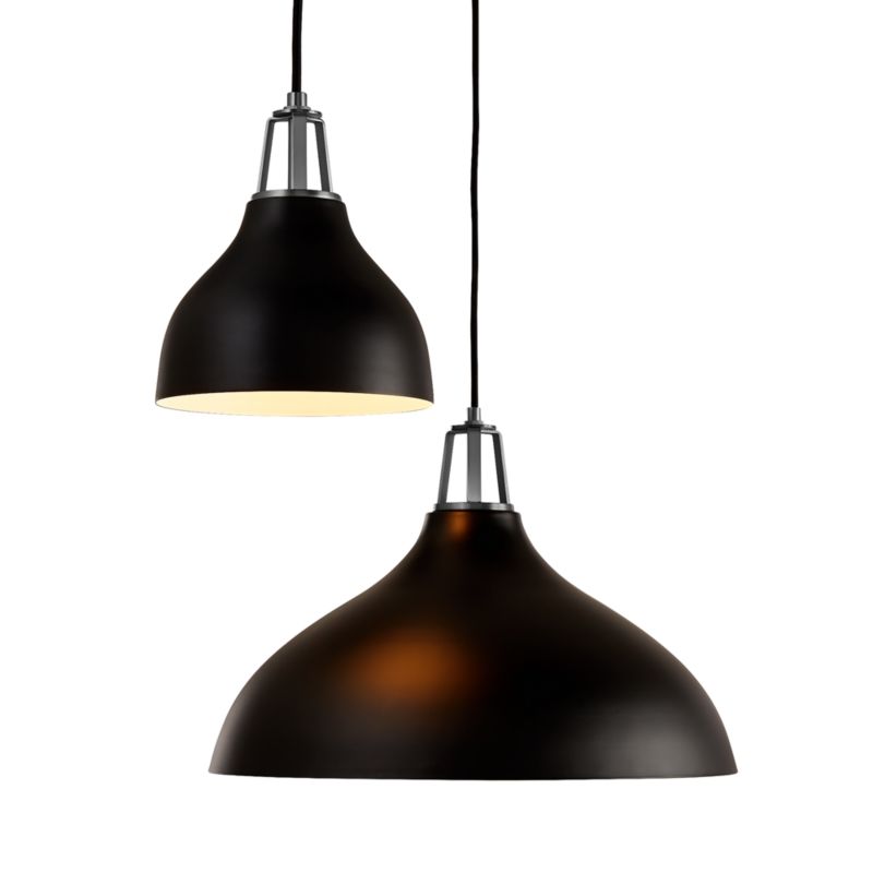 Maddox Black Bell Pendant with Nickel Socket - image 8 of 14