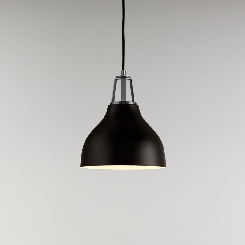 Maddox Black Bell Pendant with Nickel Socket - image 7 of 14