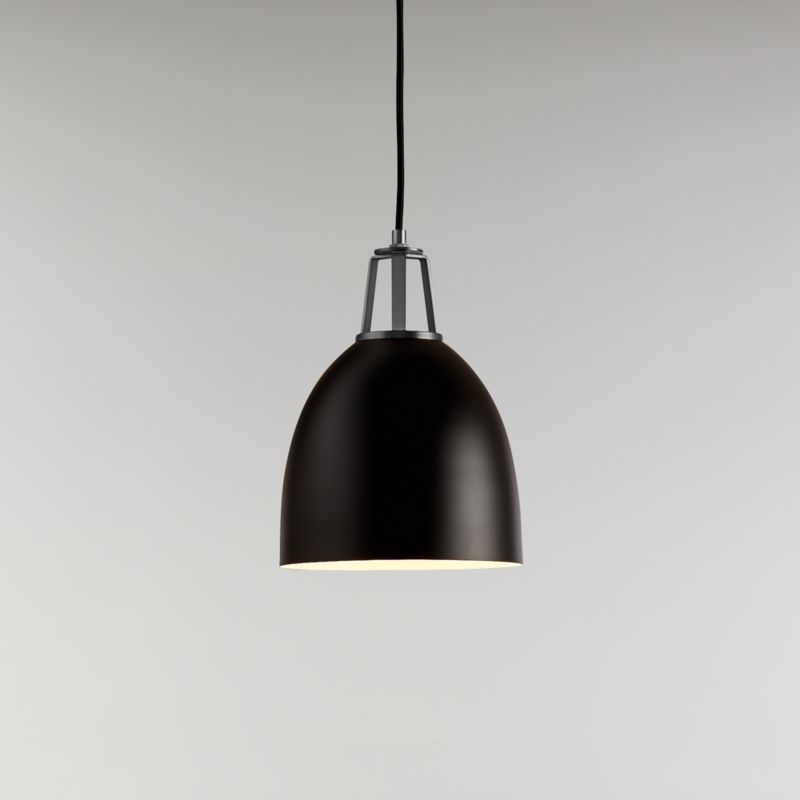 Maddox Dome Pendant with Nickel Socket