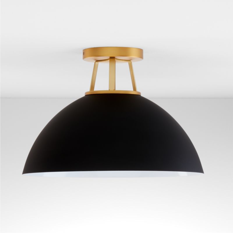 Maddox Black Flush Mount Light - image 2 of 4