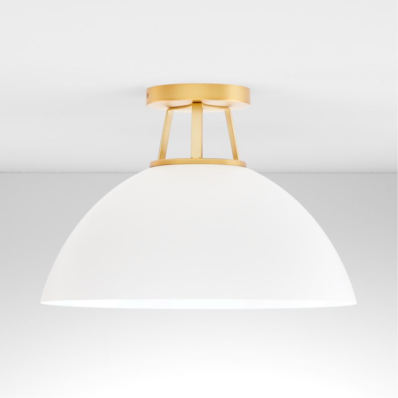 Maddox White Flush Mount Light - image 3 of 5