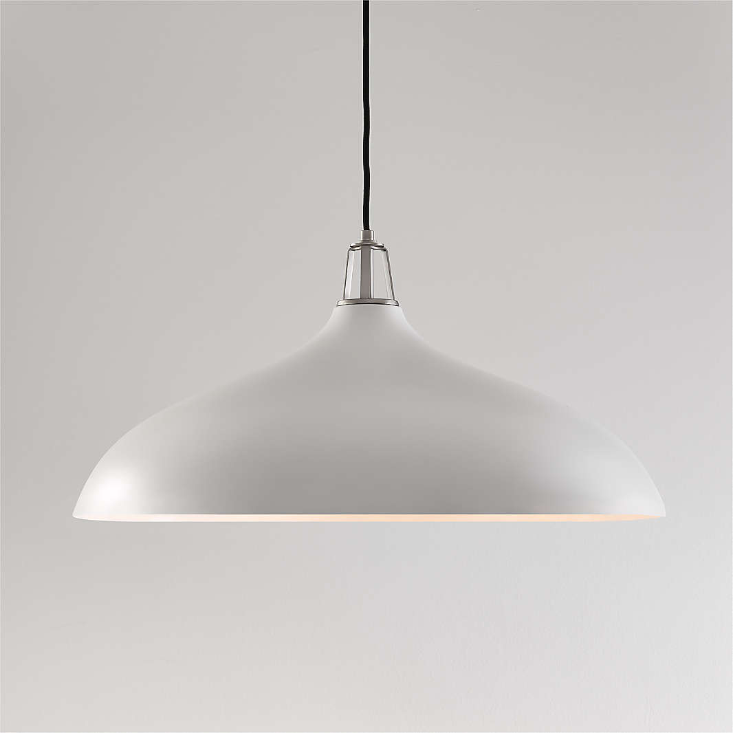 Nickel Pendant Lighting | Crate & Barrel Canada