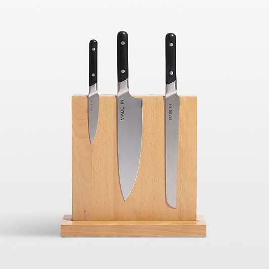 Made In Truffle Black 3-Piece Knife Block Set