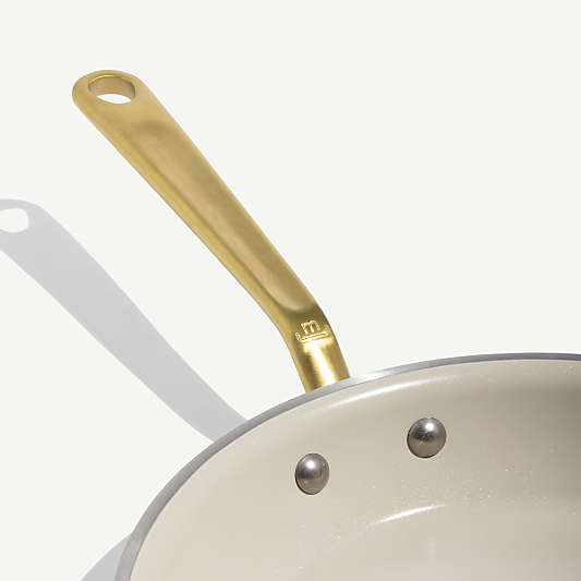 Made In CeramiClad™ Nonstick 10" Fry Pan with Brass Hardware