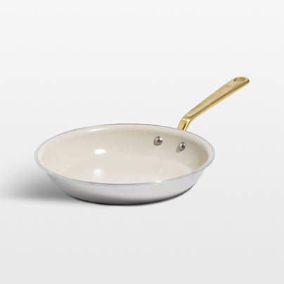 Made In CeramiClad™ Nonstick 10" Fry Pan with Brass Hardware