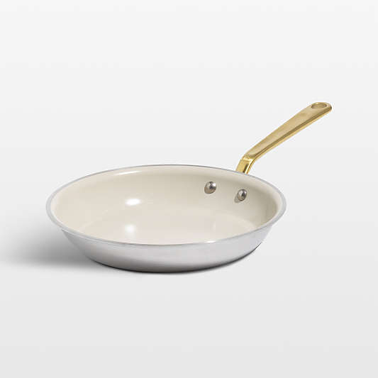 Made In CeramiClad™ Nonstick 10" Fry Pan with Brass Hardware