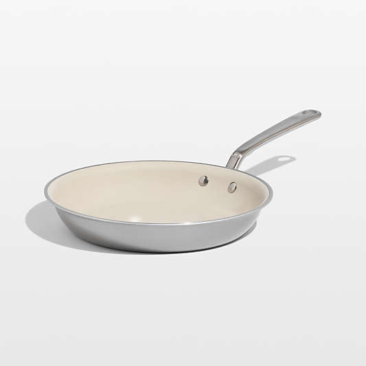 Made In CeramiClad™ Non-Stick Sand 10" Fry Pan with Stainless Steel Hardware