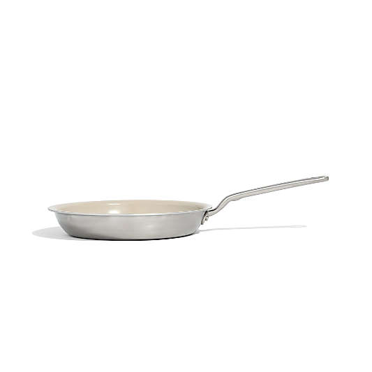 Made In CeramiClad™ Non-Stick Sand 10" Fry Pan with Stainless Steel Hardware