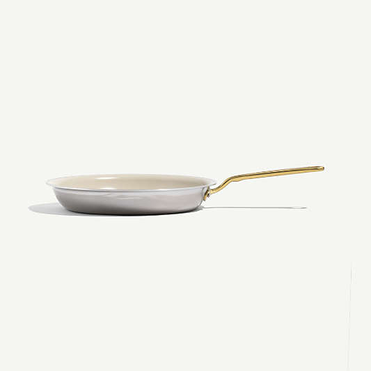 Made In CeramiClad™ Nonstick 12" Fry Pan with Brass Hardware
