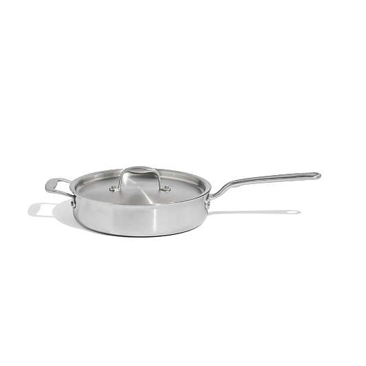 Made In CeramiClad™ Nonstick 3.5-Qt. Sautepan with Stainless Steel Hardware