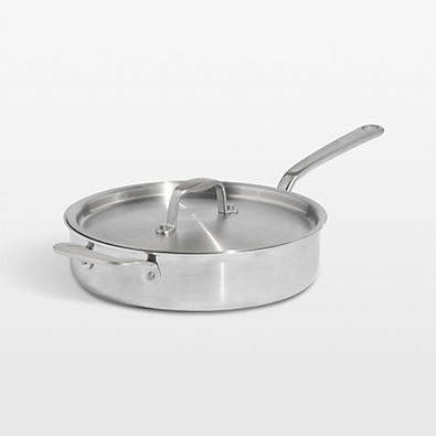 View Made In CeramiClad™ Non-Stick 3.5-Qt. Sautepan with Stainless Steel Hardware details