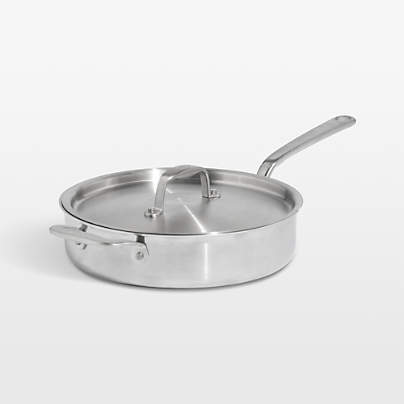 Made In CeramiClad™ Nonstick 3.5-Qt. Sautepan with Stainless Steel Hardware
