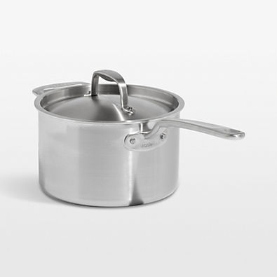 View Made In CeramiClad™ Non-Stick 4-Qt. Saucepan with Stainless Steel Hardware details