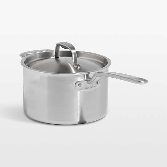 Made In CeramiClad™ Non-Stick 4-Qt. Saucepan with Stainless Steel Hardware