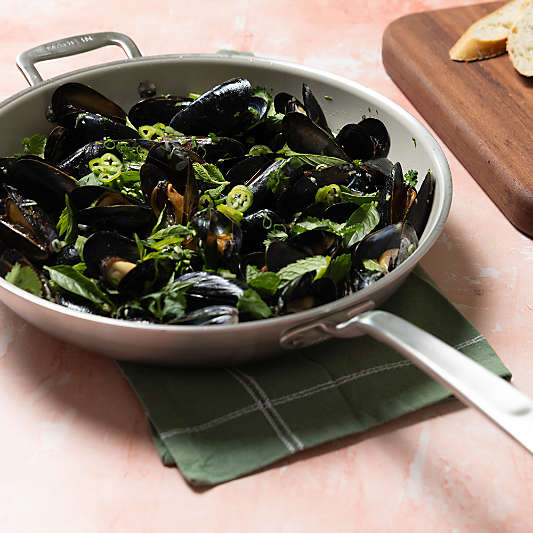 Made In CeramiClad™ Non-Stick 6-Qt. Weeknight Pan with Stainless Steel Hardware