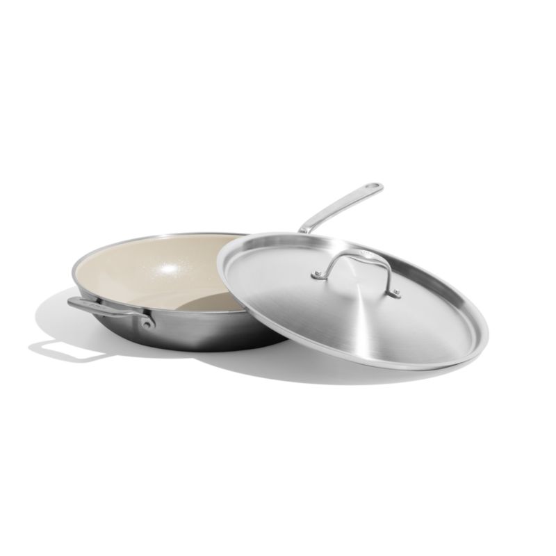 Made In CeramiClad™ Non-Stick 6-Qt. Weeknight Pan with Stainless Steel Hardware - image 3 of 4