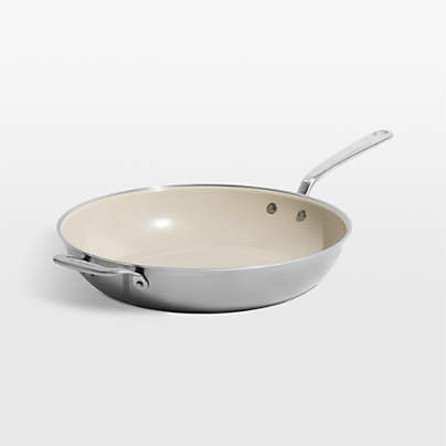 Made In CeramiClad™ Non-Stick 6-Qt. Weeknight Pan with Stainless Steel Hardware