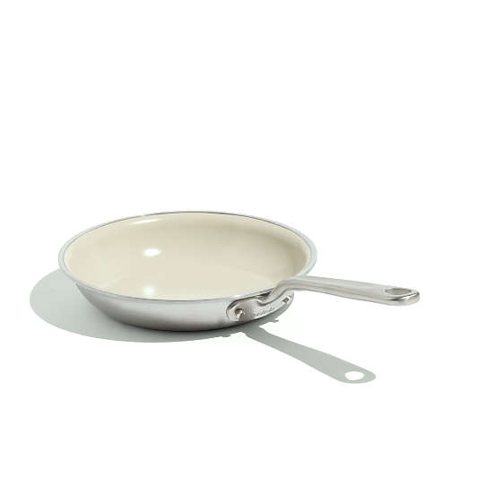 Made In CeramiClad™ Nonstick Sand 8" Fry Pan with Stainless Steel Hardware