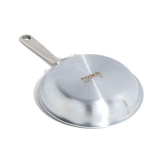 Made In CeramiClad™ Non-Stick Sand 8" Fry Pan with Stainless Steel Hardware