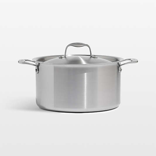 Made In CeramiClad™ Non-Stick 8-Qt. Stockpot with Stainless Steel Hardware