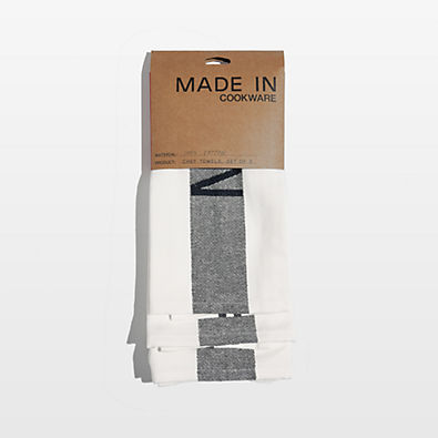 View Made In Black Chef Towels, Set of 3 details