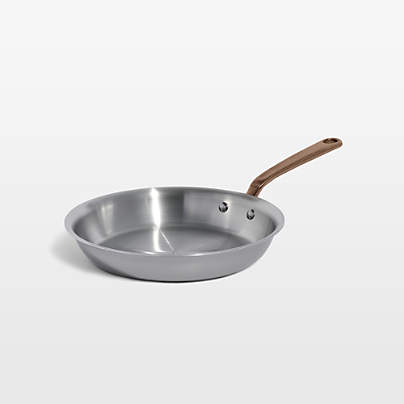 Made In Stainless Clad 10" Fry Pan with Brushed Copper Hardware