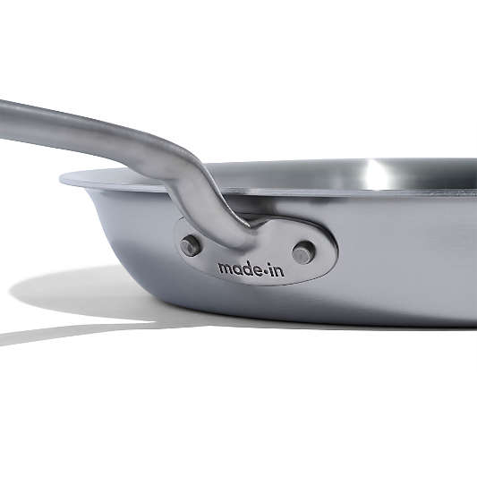Made In Stainless Clad 12" Fry Pan with Stainless Steel Hardware