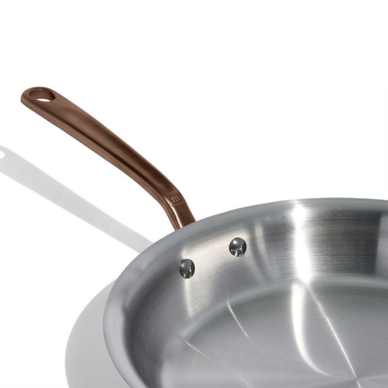 Made In Stainless Clad 12" Fry Pan with Brushed Copper Hardware - image 3 of 7