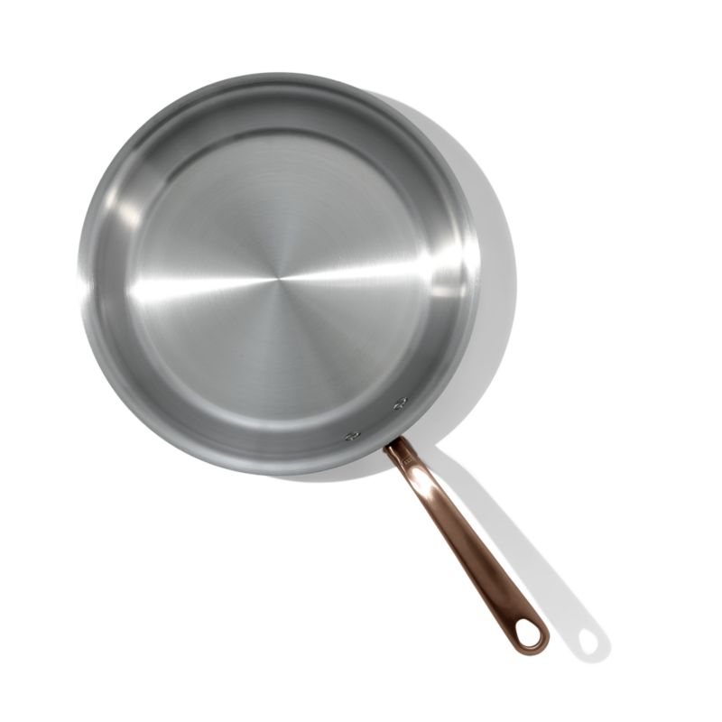 Made In Stainless Clad 12" Fry Pan with Brushed Copper Hardware - image 5 of 7