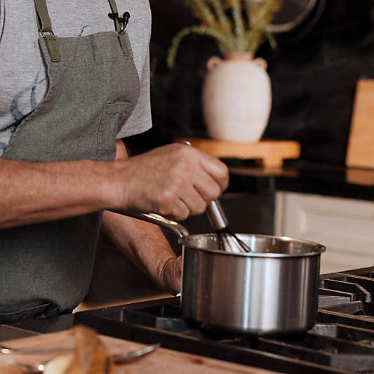 Made In 2-Qt. Stainless Clad Saucepan with Stainless Steel Hardware