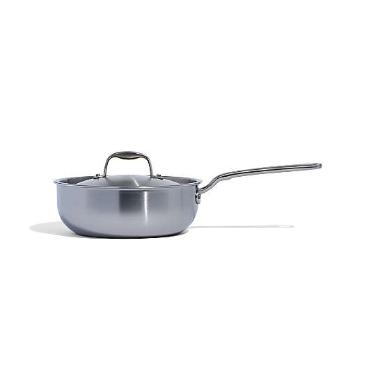 Made In Stainless Clad 3-Qt. Saucier with Stainless Steel Hardware