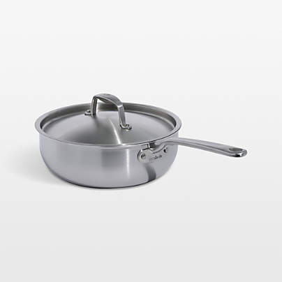 Made In Stainless Clad 3-Qt. Saucier with Stainless Steel Hardware