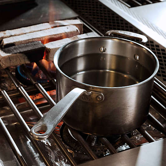 Made In 4-Qt. Stainless Clad Saucepan with Stainless Steel Hardware